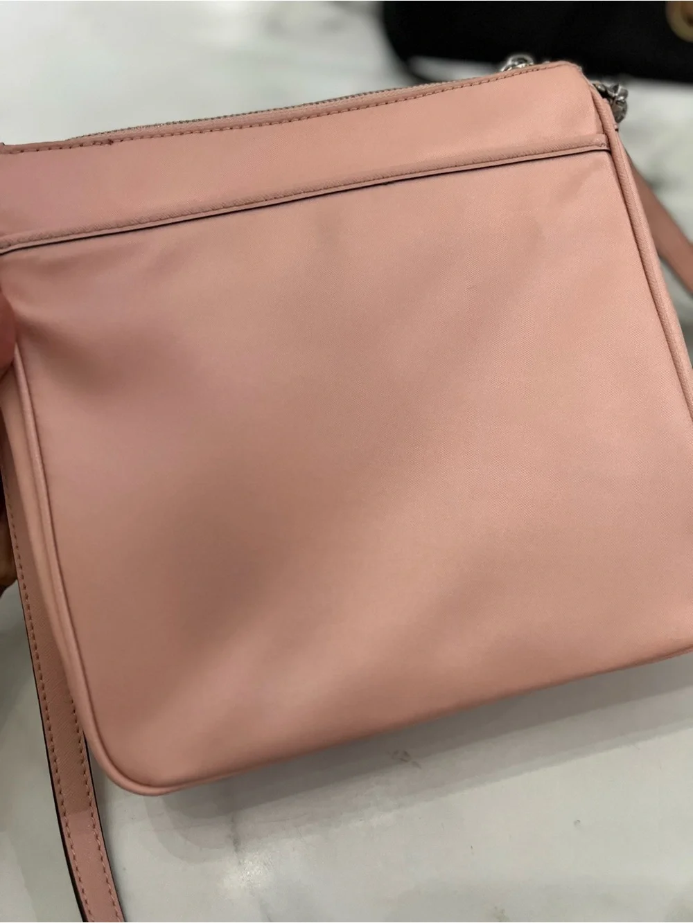 Michael Kors Blush Pink Leather Crossbody Bag